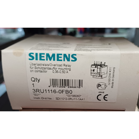 SIEMENS 3RU1116-0FB0
